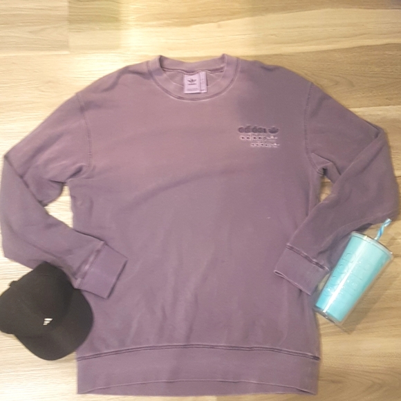 adidas Sweaters - Adidas crew neck - Purple Unisex